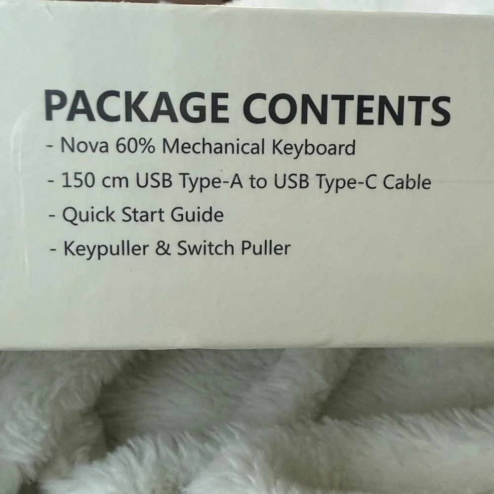 60% Gaming Keyboard with RGB Backlight brand new unopened